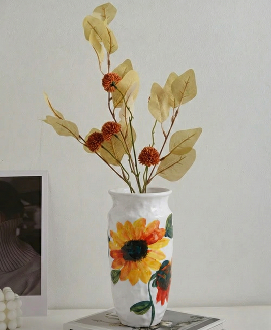 Tulip Bloom Ceramic Vase